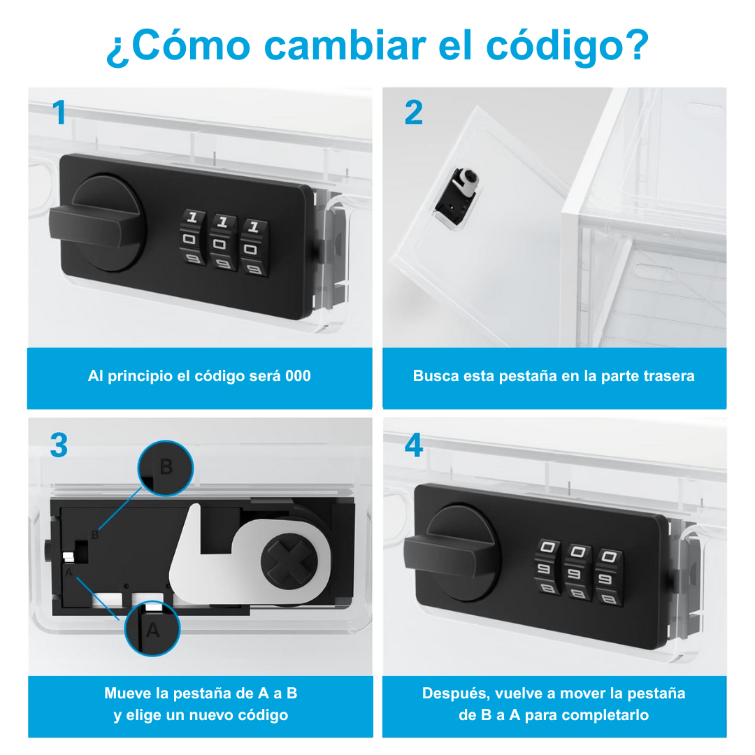 FortiBox - Caja fuerte multiusos transparente